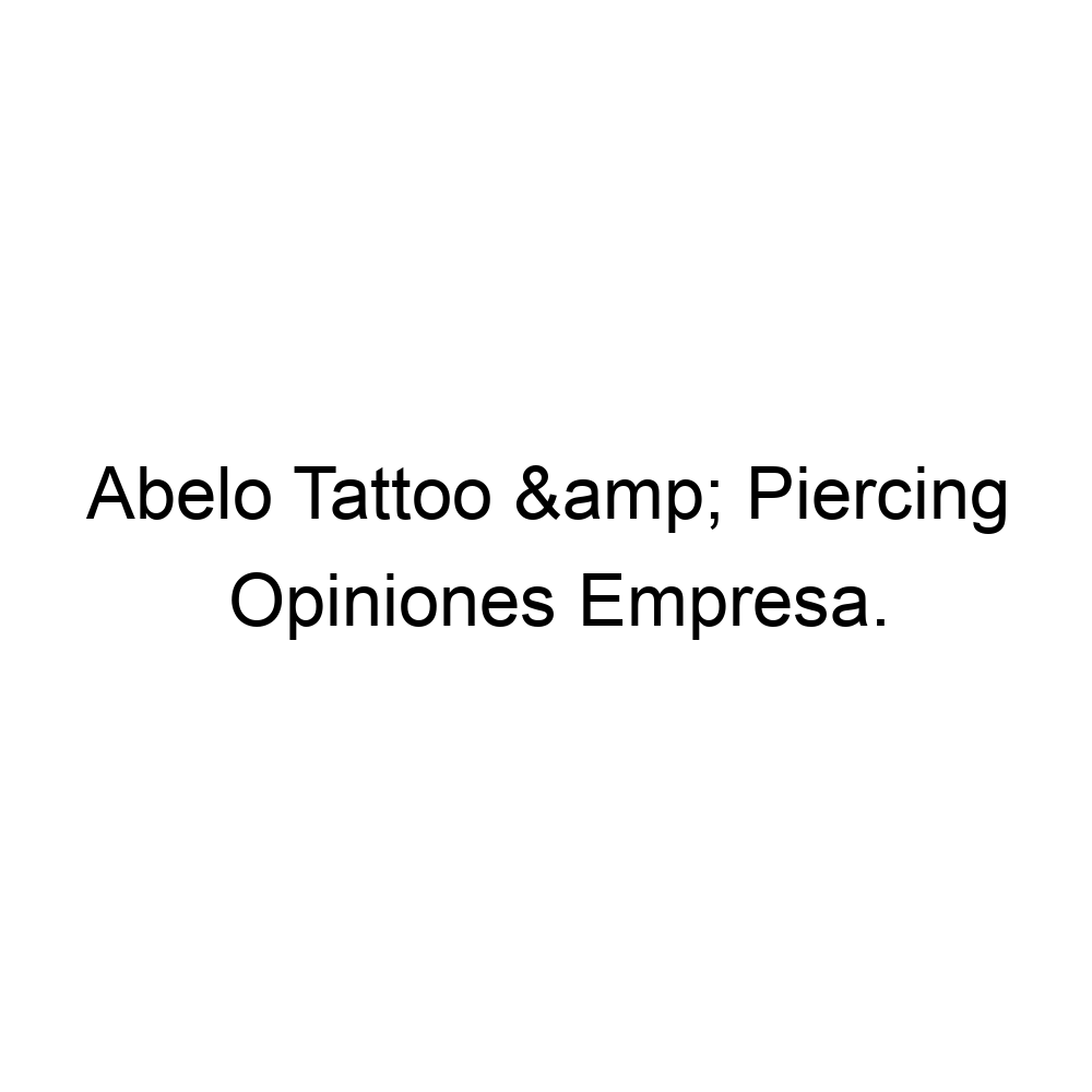 Opiniones Abelo Tattoo & Piercing, Valencia ▷ 635874250