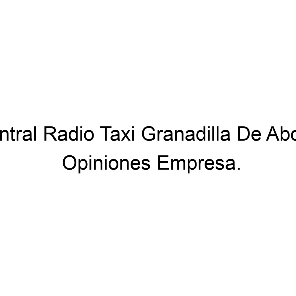 colgante Volver a llamar Enderezar Opiniones Central Radio Taxi Granadilla De Abona, San Isidro ▷ 922397475