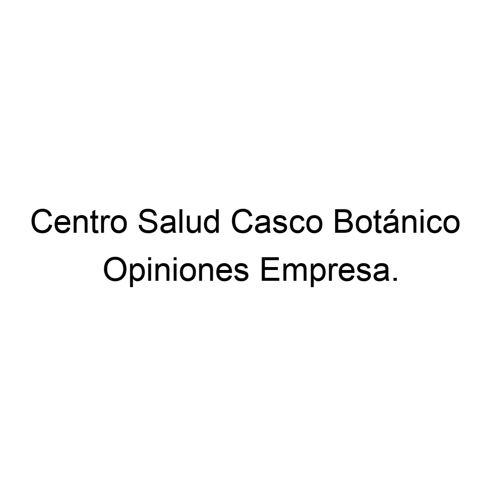 Hacer vestíbulo anillo Opiniones Centro Salud Casco Botánico, Puerto de la Cruz ▷ 922478208