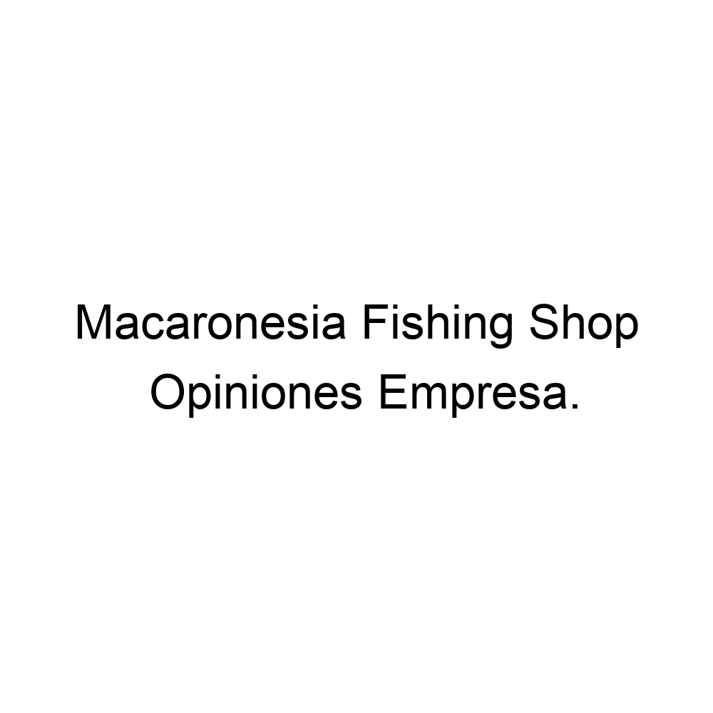 Macaronesia Fishing Shop‎