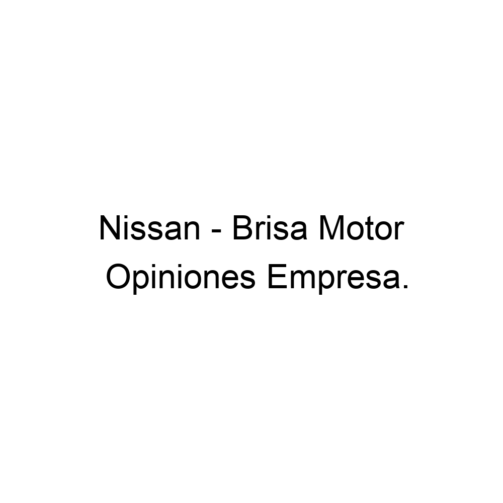 Democracia erupción Novelista Opiniones Nissan - Brisa Motor, Las Palmas de Gran Canaria ▷ 928471431